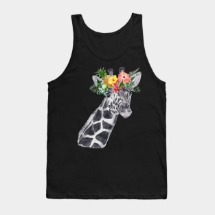 Floral Wild Cat Animal Spirit Costume Cute Wildlife Rescue Tank Top